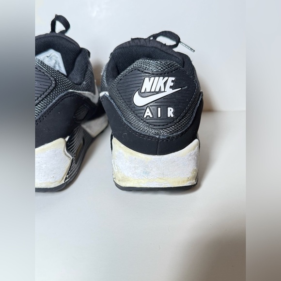 Nike Air Max 90 Men's - Grey White Black Athletic Shoes [CN8490-002] - Picture 6 of 10